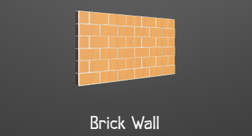 A sturdy wall. Dimensions: 4x2