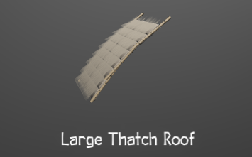 A large roof section.