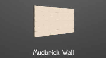 A sturdy wall. Dimensions: 4x2